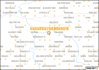 map of Kukurędy-Dębowskie