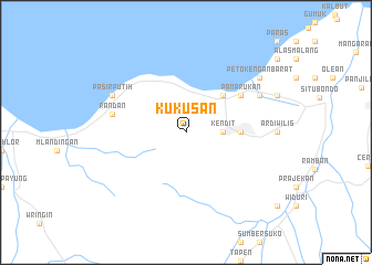 map of Kukusan