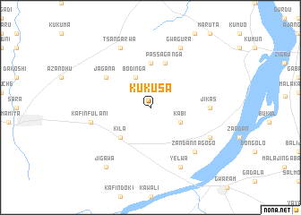 map of Kukusa