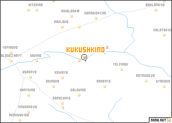 map of Kukushkino