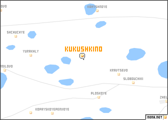 map of Kukushkino