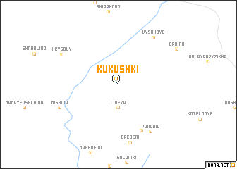 map of Kukushki