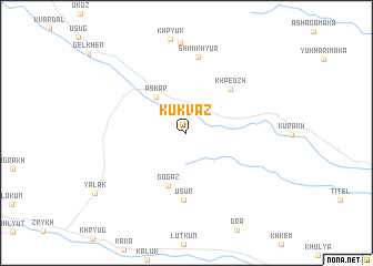 map of Kukvaz