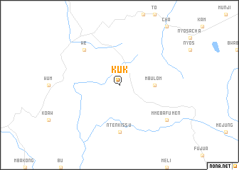 map of Kuk