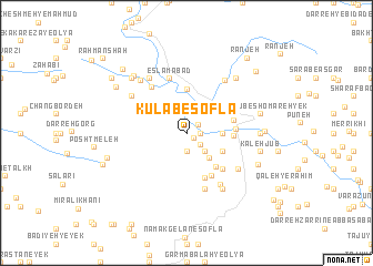 map of Kūlāb-e Soflá