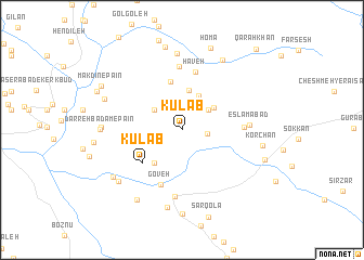 map of Kūlāb