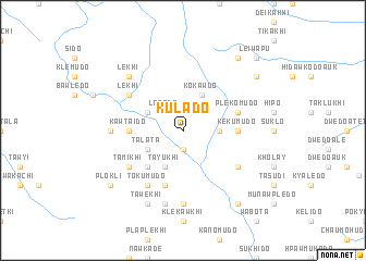 map of Kulado