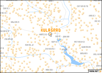 map of Kula Grad