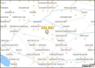 map of Kułaki