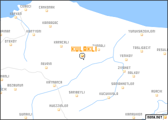 map of Kulaklı