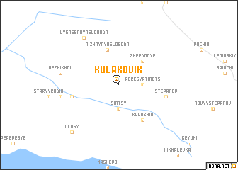 map of Kulakovik