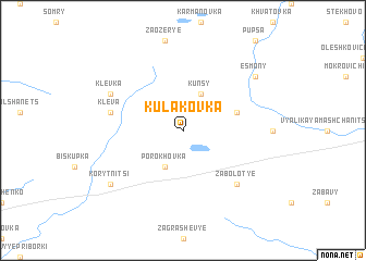 map of Kulakovka