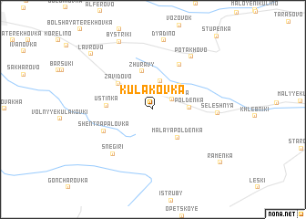 map of Kulakovka