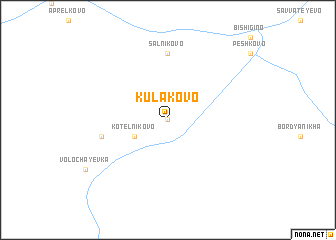 map of Kulakovo