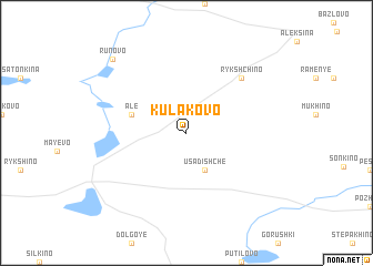 map of Kulakovo