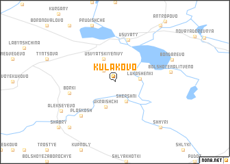 map of Kulakovo