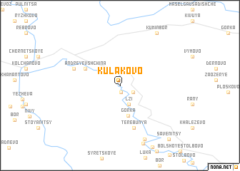 map of Kulakovo