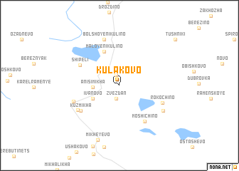 map of Kulakovo