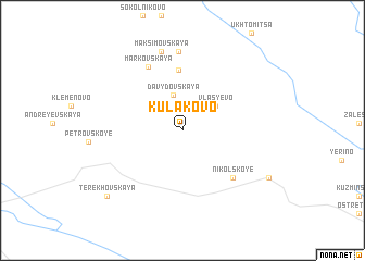 map of Kulakovo