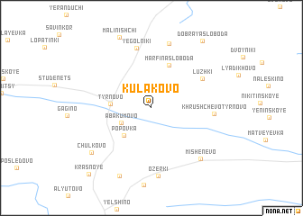 map of Kulakovo