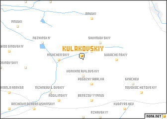 map of Kulakovskiy