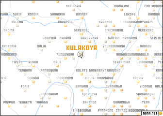 map of Kulakoya