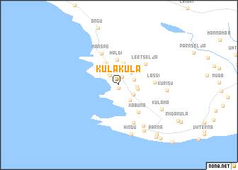 map of Külaküla