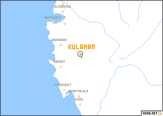 map of Kulaman