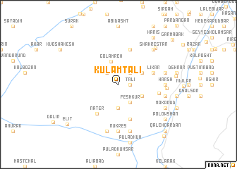 map of Kūlām Talī