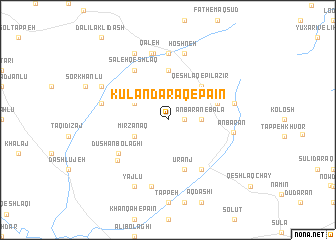 map of Kūlān Daraq-e Pā\