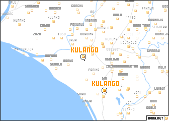 map of Kulango