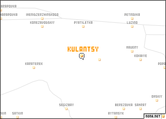 map of Kulantsy