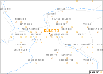 map of Kulata