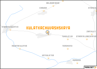 map of Kulatka-Chuvashskaya