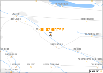 map of Kulazhintsy