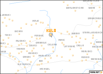 map of Kula