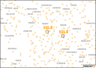 map of Kula