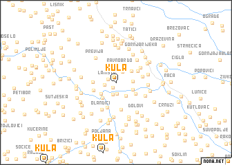 map of Kula