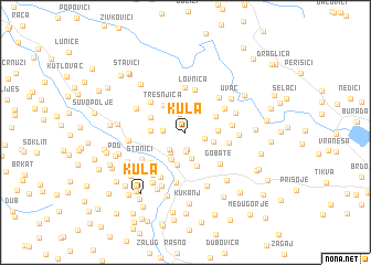 map of Kula