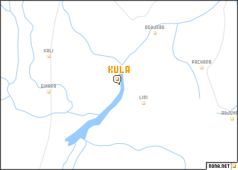 map of Kula