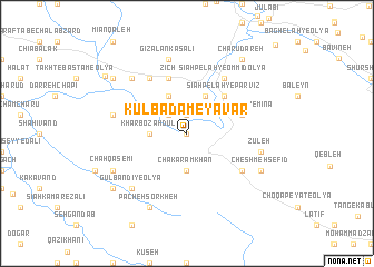 map of Kūl Bādām-e Yāvar