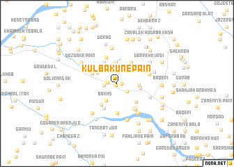 map of Kūlbākūn-e Pā‘īn