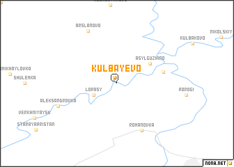 map of Kulbayevo