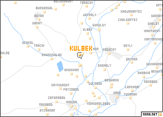 map of Kulbek