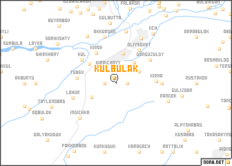 map of Kulʼ-Bulak