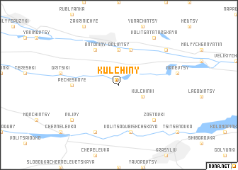 map of Kulʼchiny