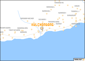 map of Kulchŏn-dong