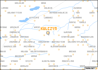 map of Kulczyn