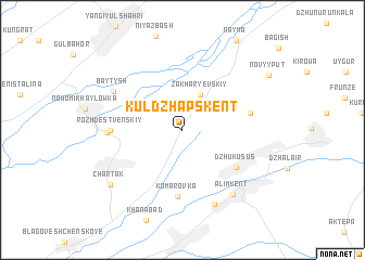 map of Kulʼdzhapskent