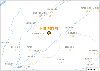 map of Kulegtelʼ